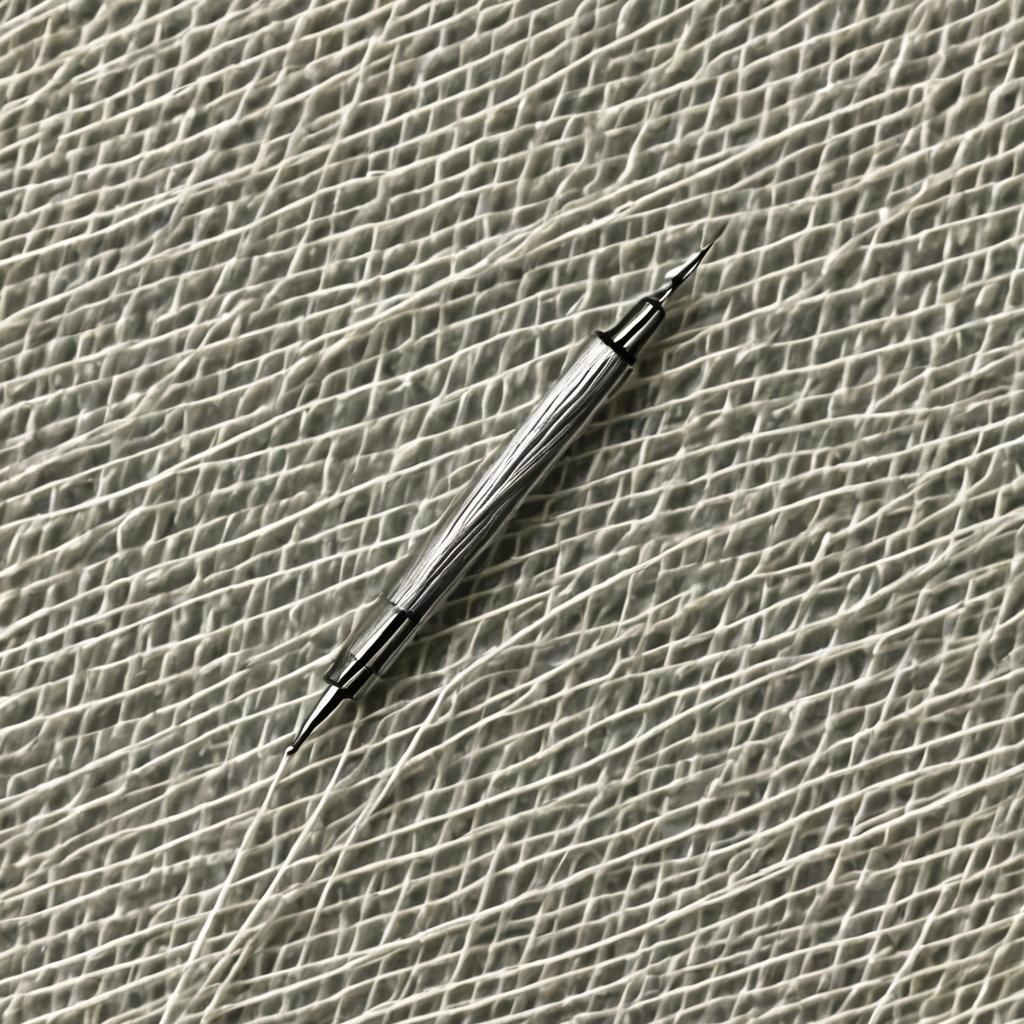 Needle Threading Fabric: A Close-Up View