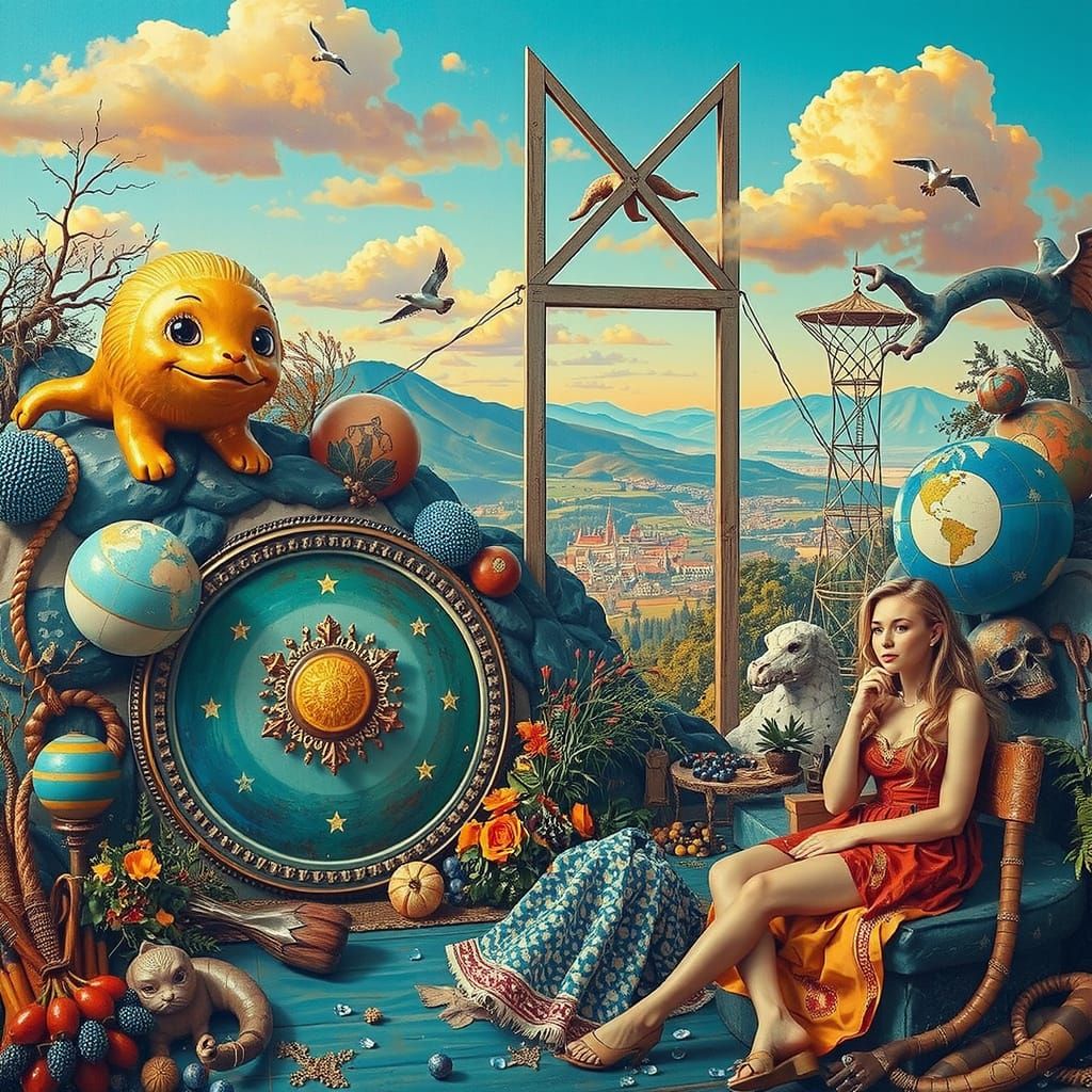 AI Generates Abstract Concepts of Perfection and Beauty