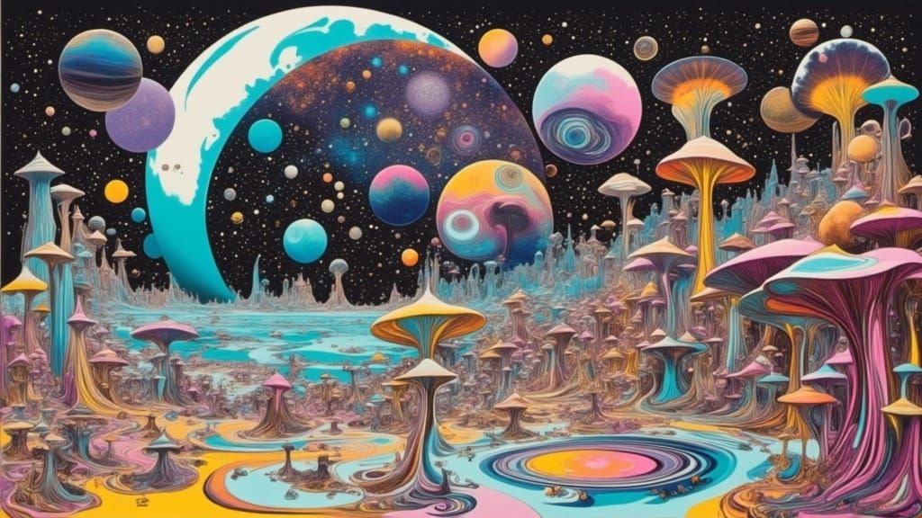 Lumina's Vortex World: A Psychedelic Alien Homeworld
