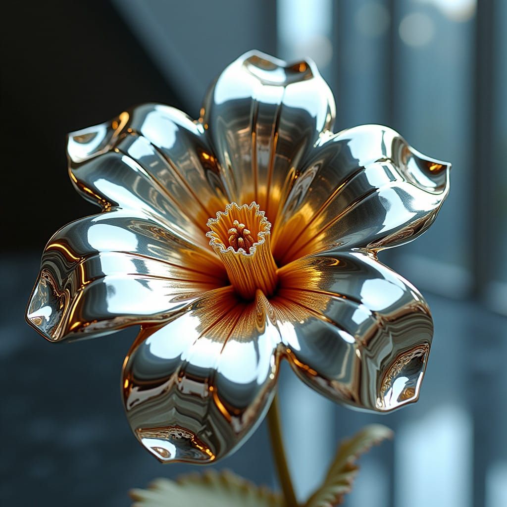 Luminous Chrome Lion's Tooth Bloom