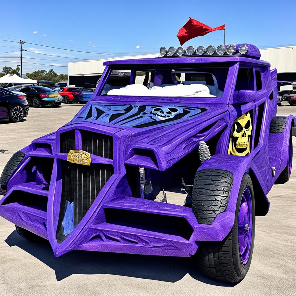 Skeletor inspired car