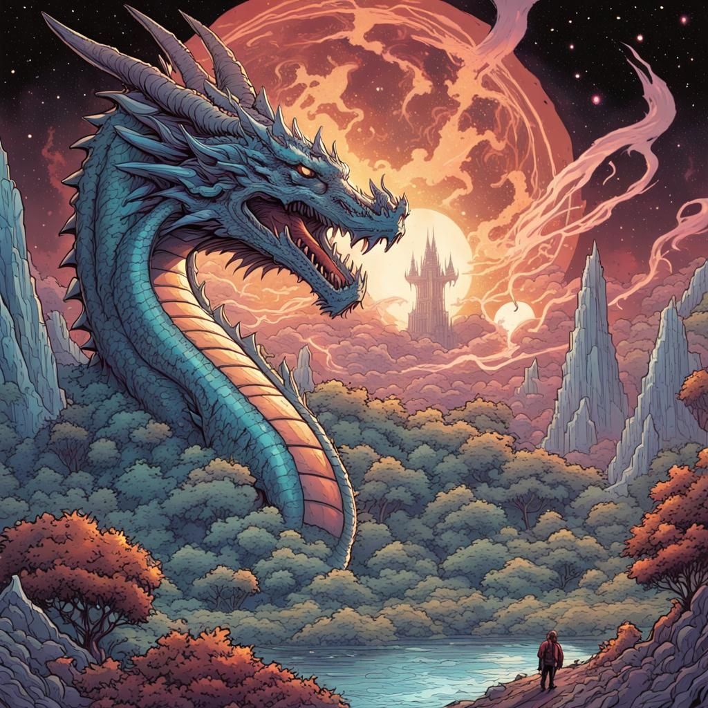 That's a BIG dragon...