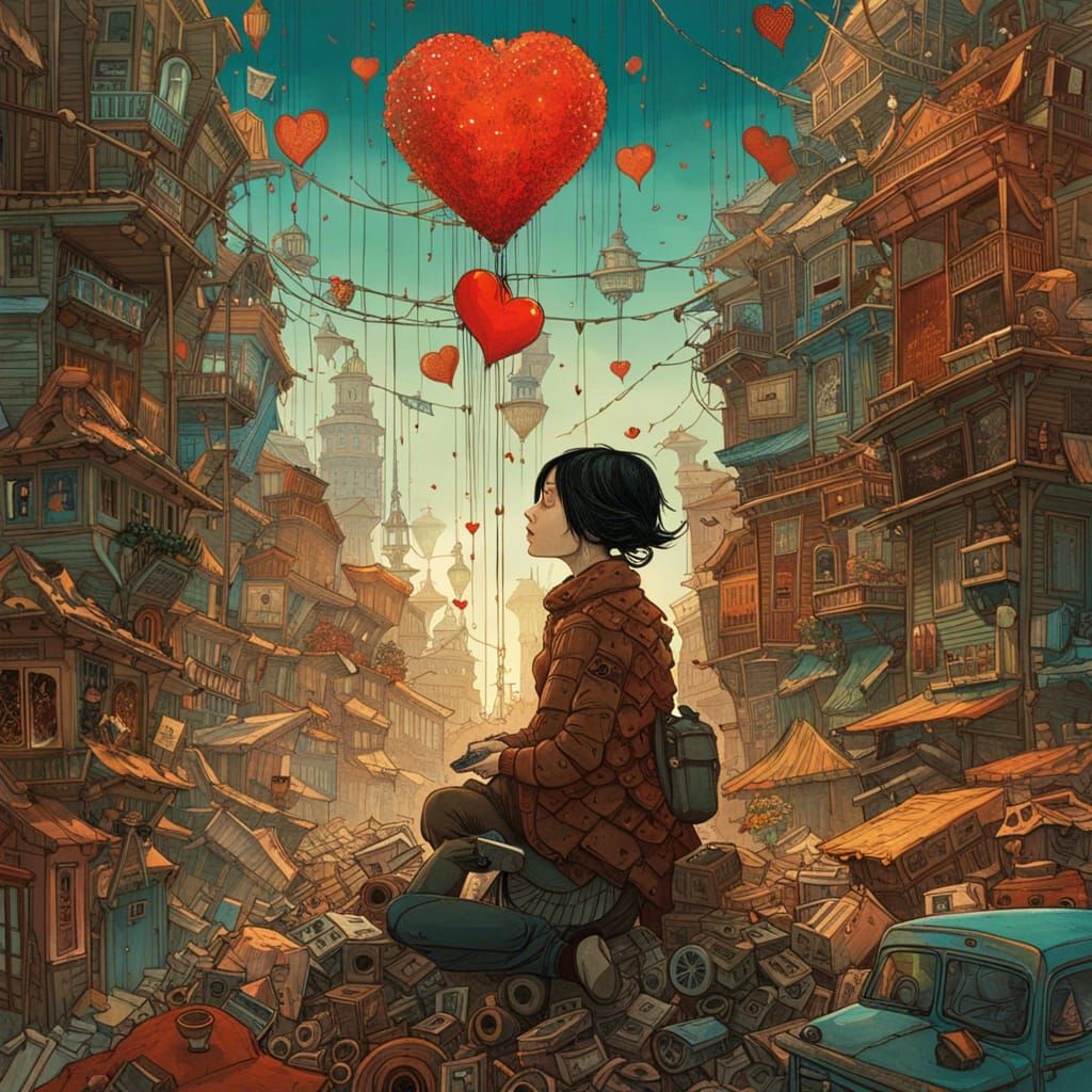 Metaphorical Illustration of Love Failures, Concept Art