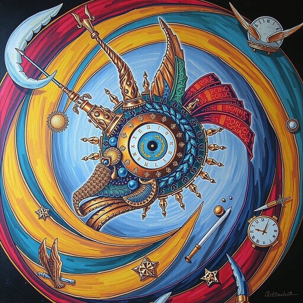 AI Generated Image in the Style of Seraphinianus