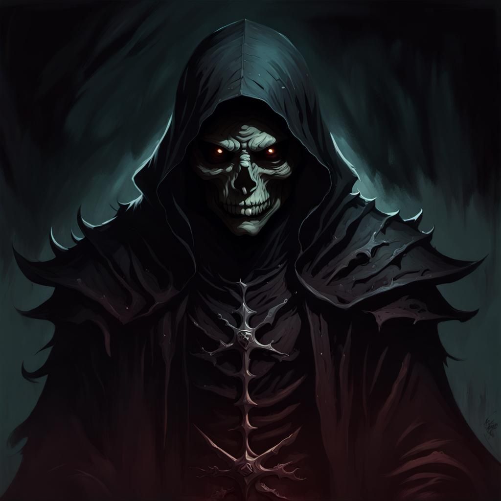 Grimdark Image in Chiaroscuro Style