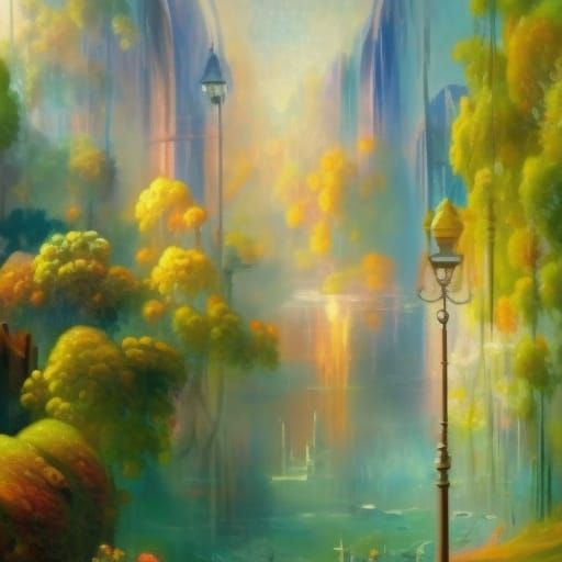 Chimichurri as Impasto Oil Painting