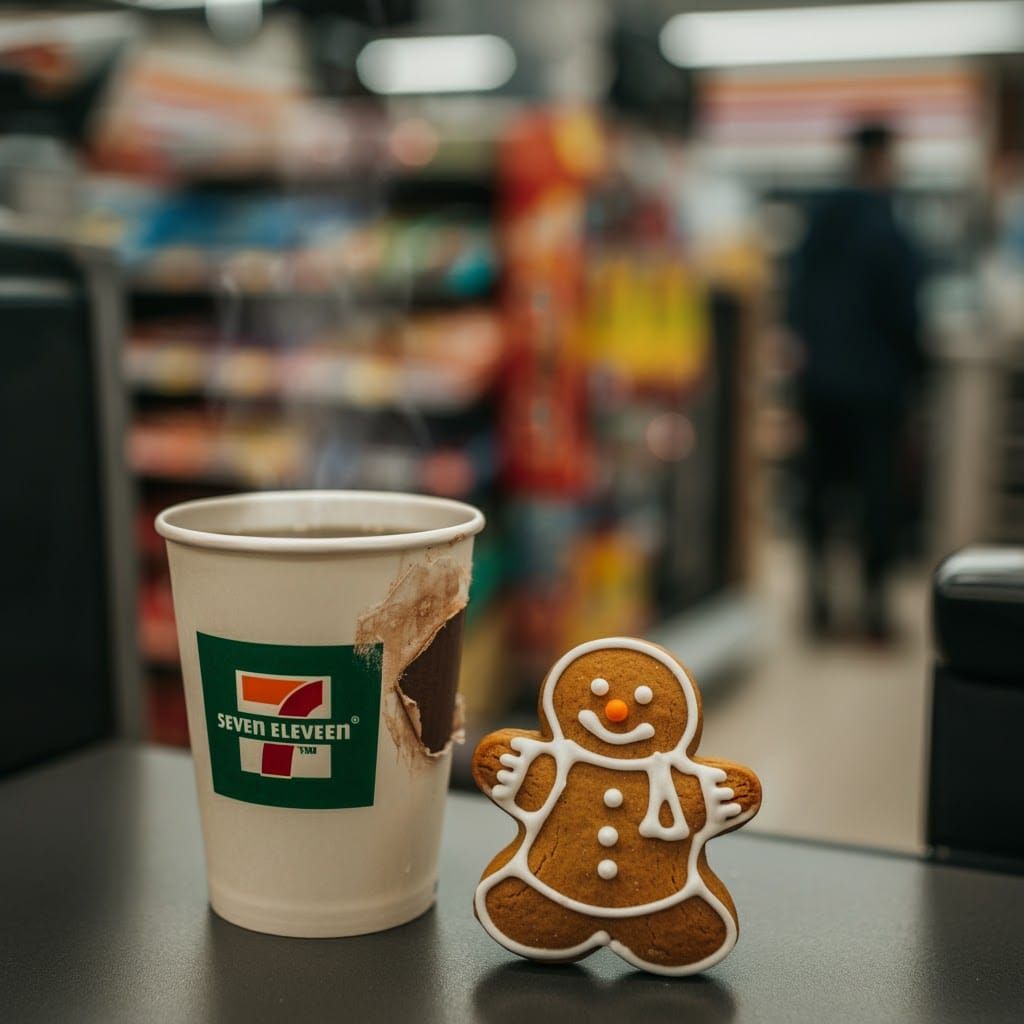 Seven Eleven Coffee Cup Still Life