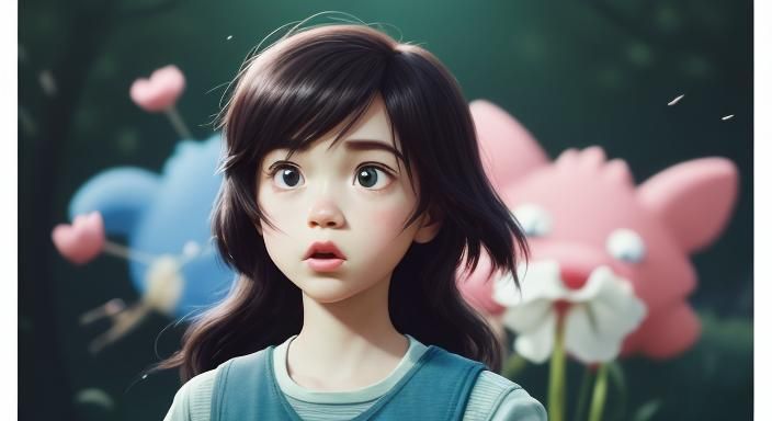 Cute Cartoon Spring in Cinematic Style