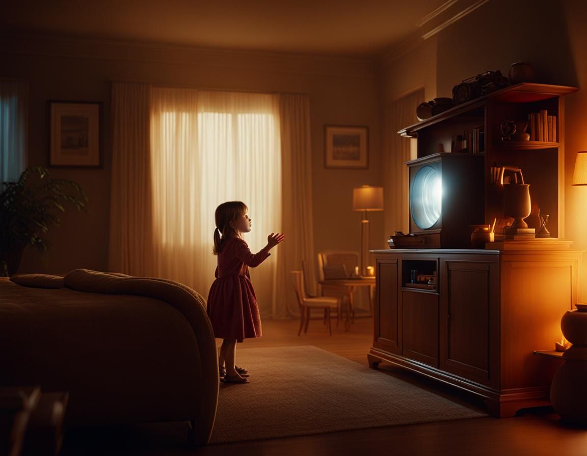 Cinematic Poltergeist in Volumetric Lighting