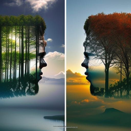 Double Exposure: Nature and Cityscapes
