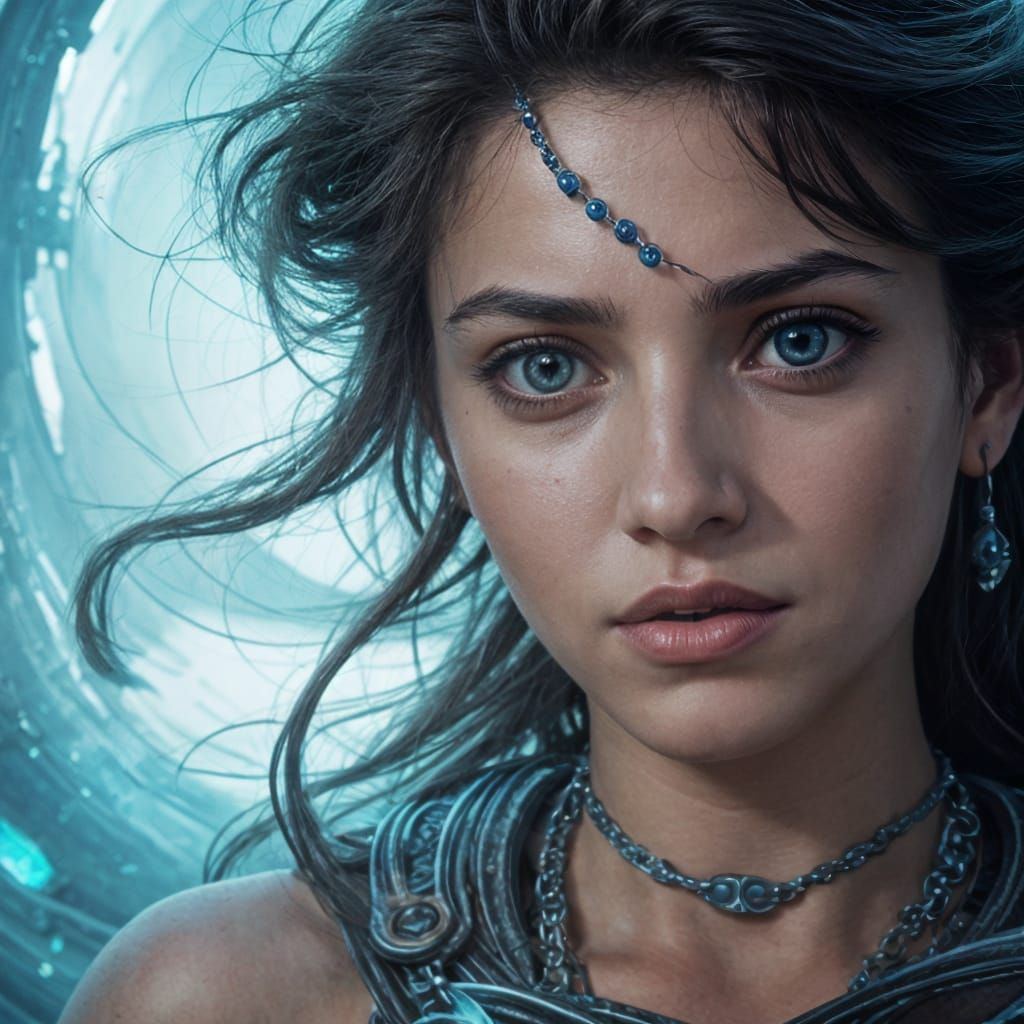 Kida Nedakh, Princess of Atlantis (as a brunette)