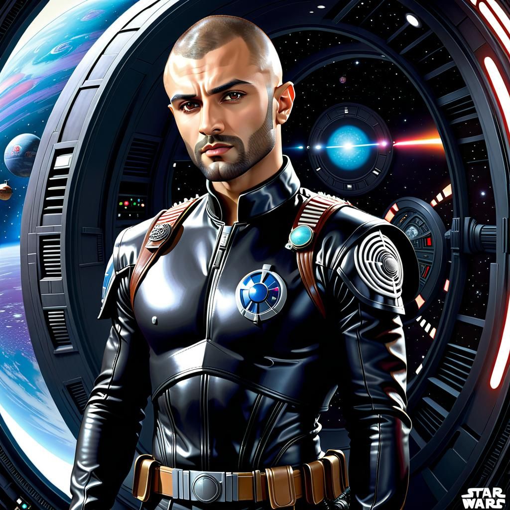 Handsome Starwars pilot