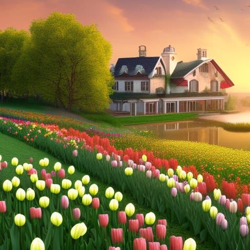 Beautiful farm house mansion