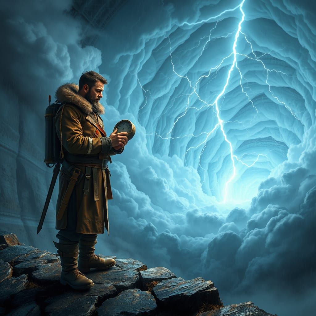 Weather Auditor Measuring Magical Vortex