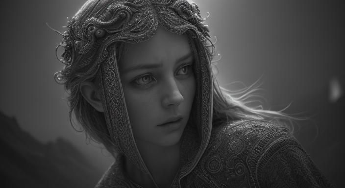 Modern Loser God in Hyperrealistic Style