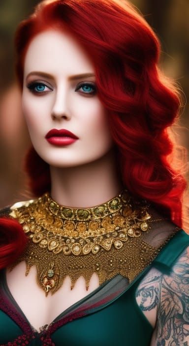 Redhead princess