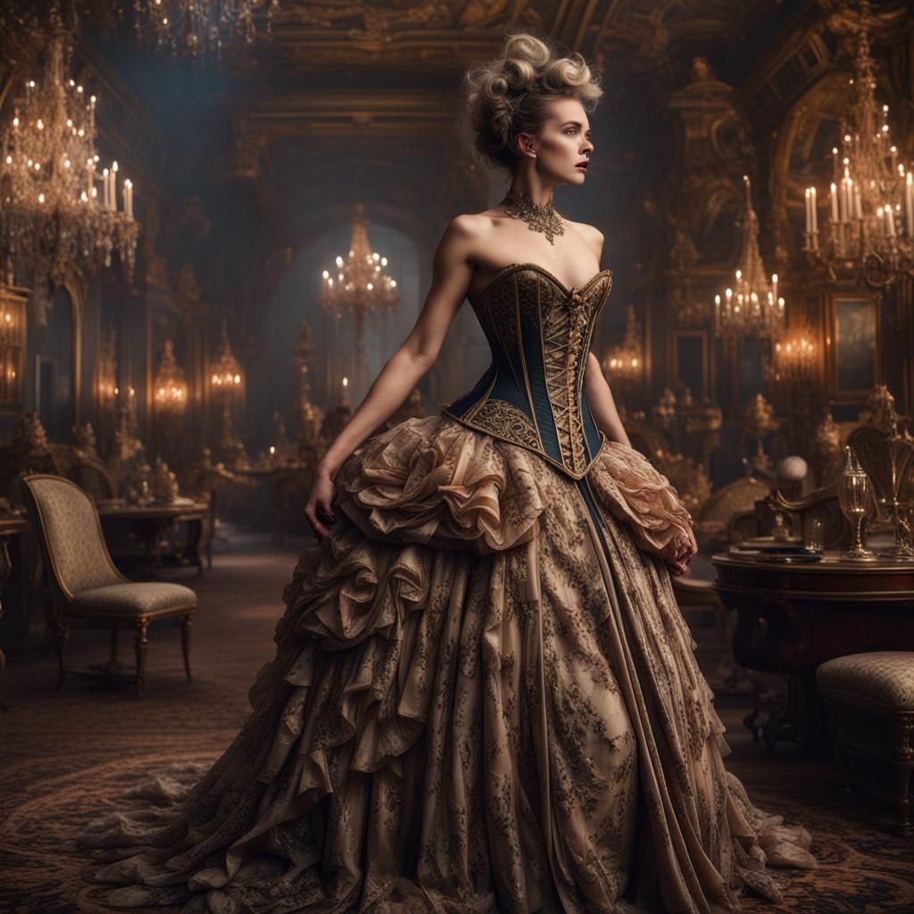 Eighteenth century corset lady