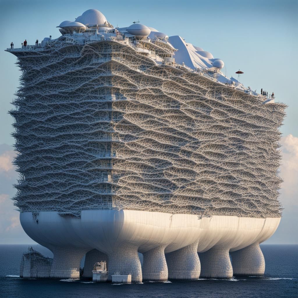 Surreal Alien Restaurant Celebration in Magical Realism