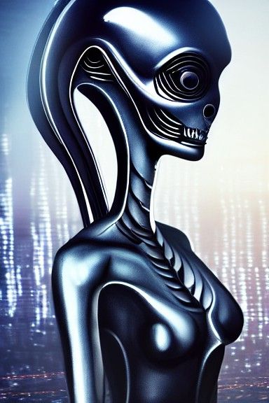 H.R. Giger inspired