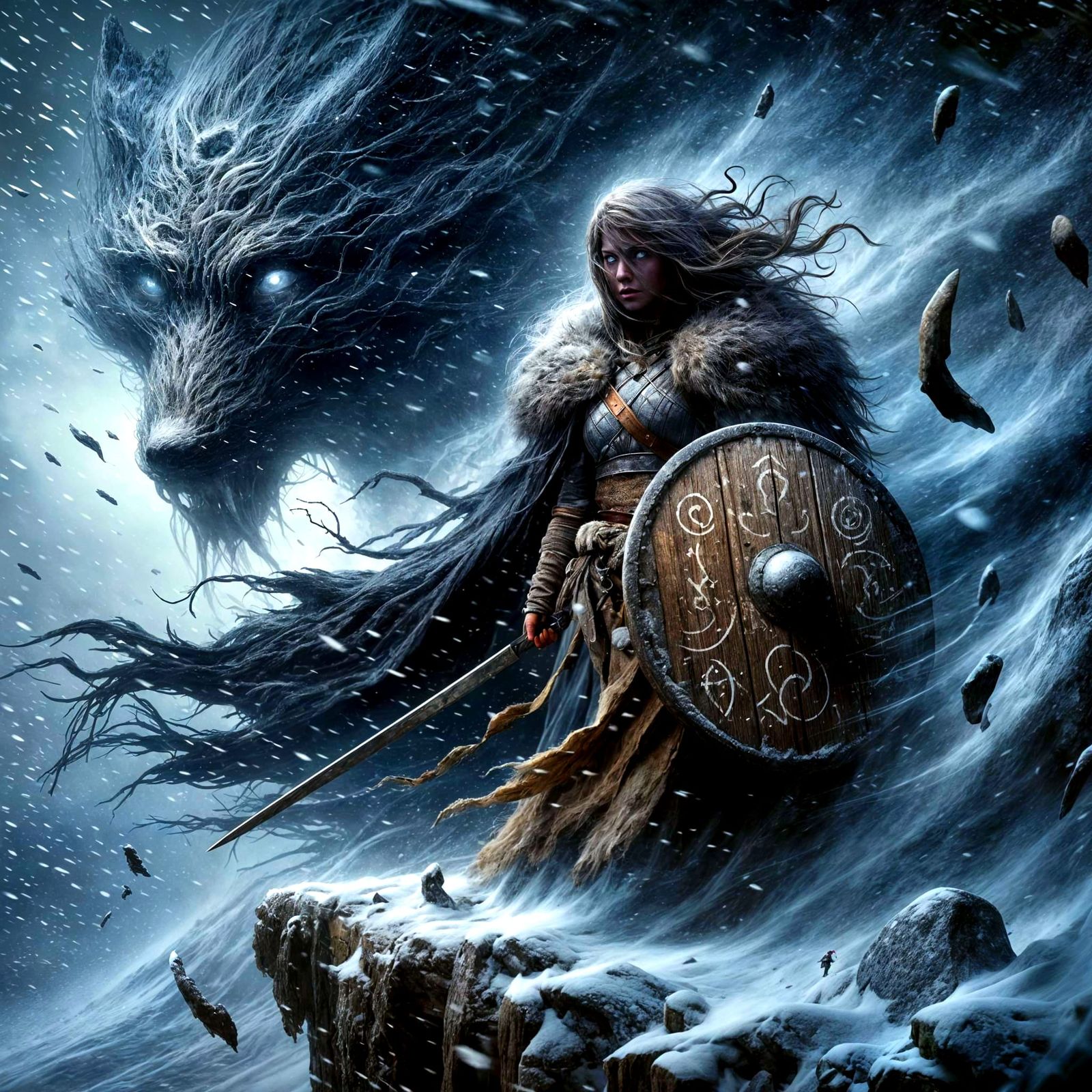 Shield maidens Fylgja.