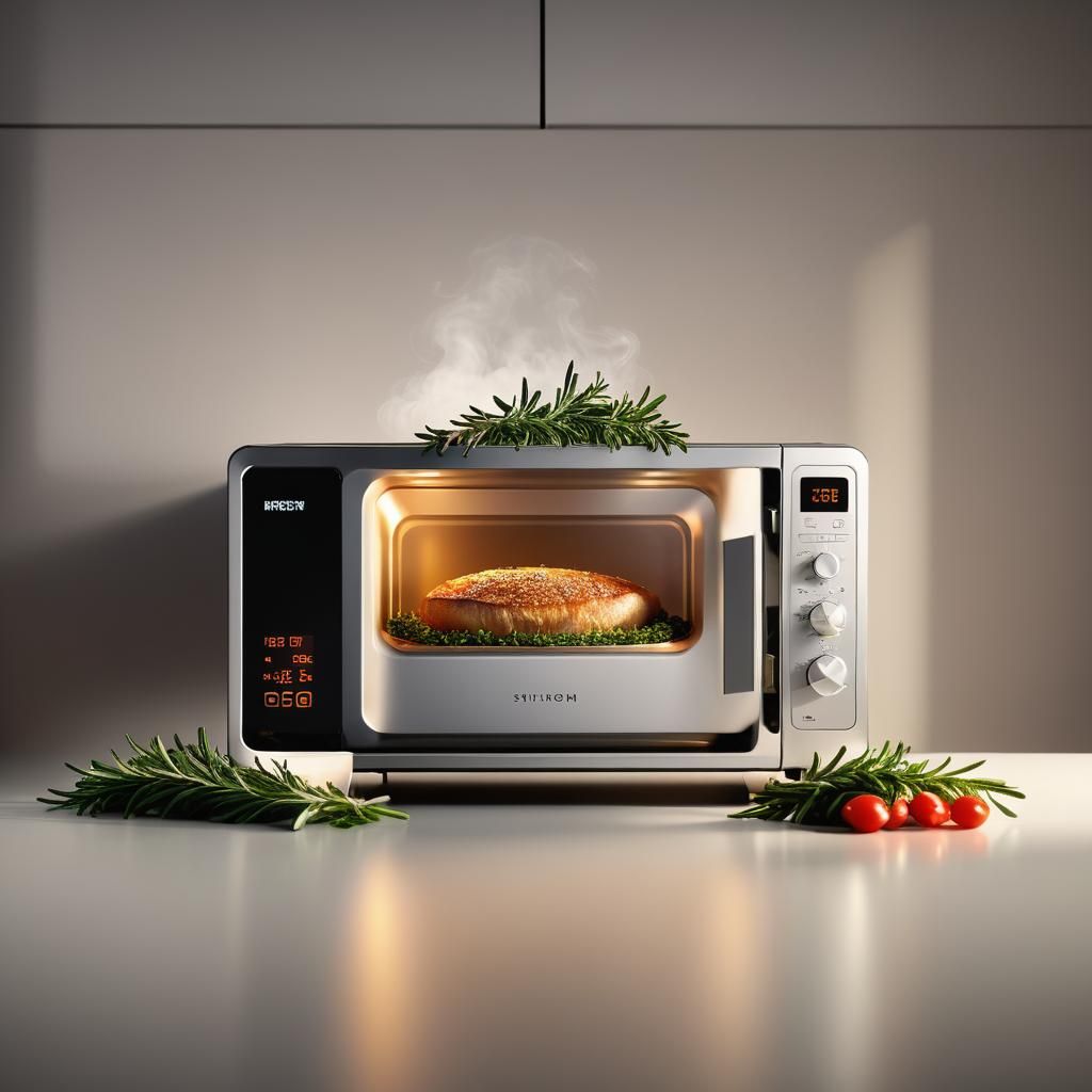 Gourmet dinner from a microwave