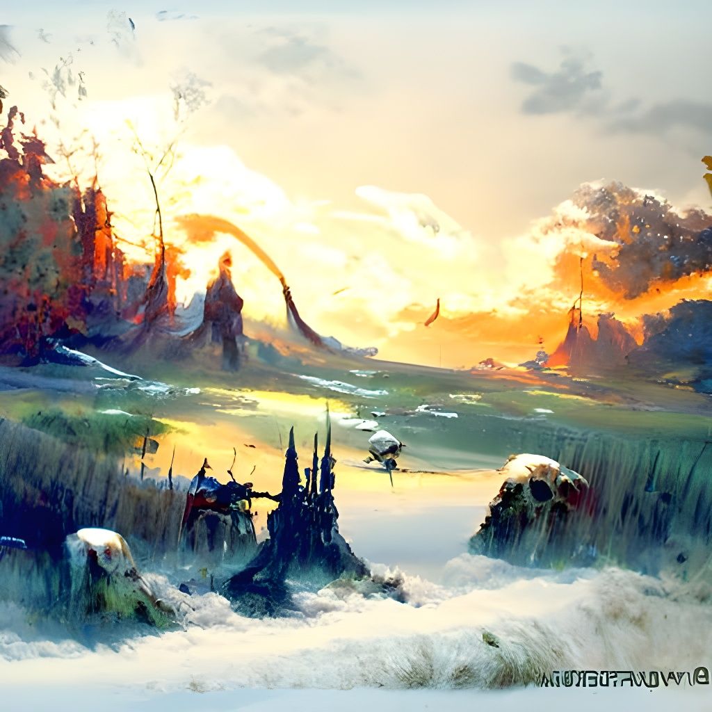 Epic Fantasy Landscape Art