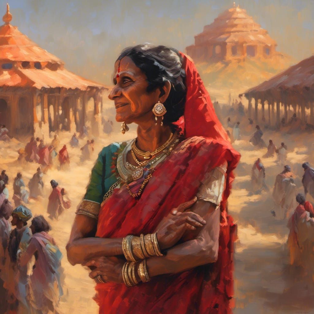 Rajasthani woman
