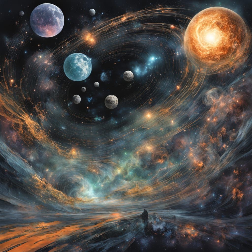 Cosmic Mannerist Suspense, Ethereal Dreamlike Lighting, Chao...