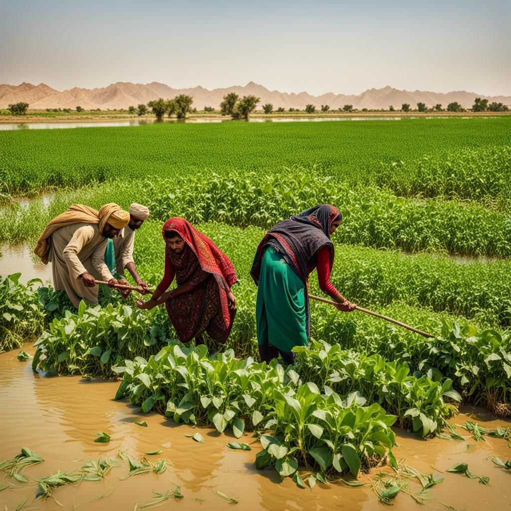 Rural/Farm life in the province of Sindh, Pakistan