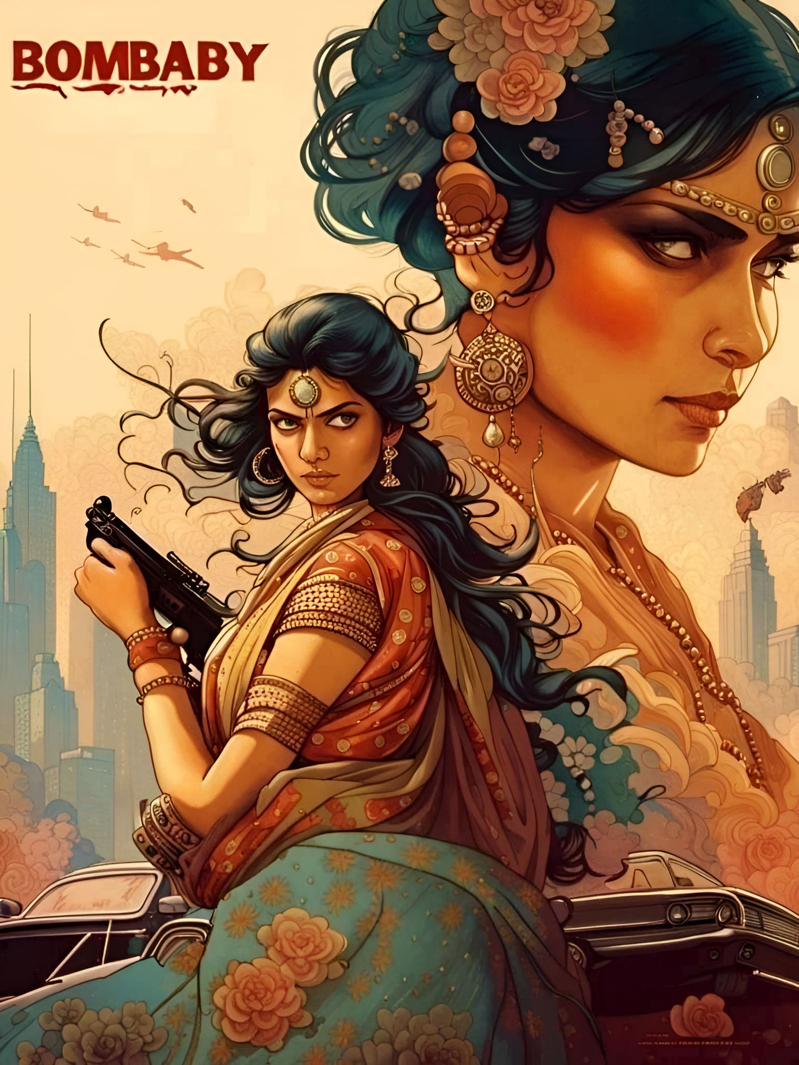 Bollywood Movie Poster by Katsuhiro Otomo