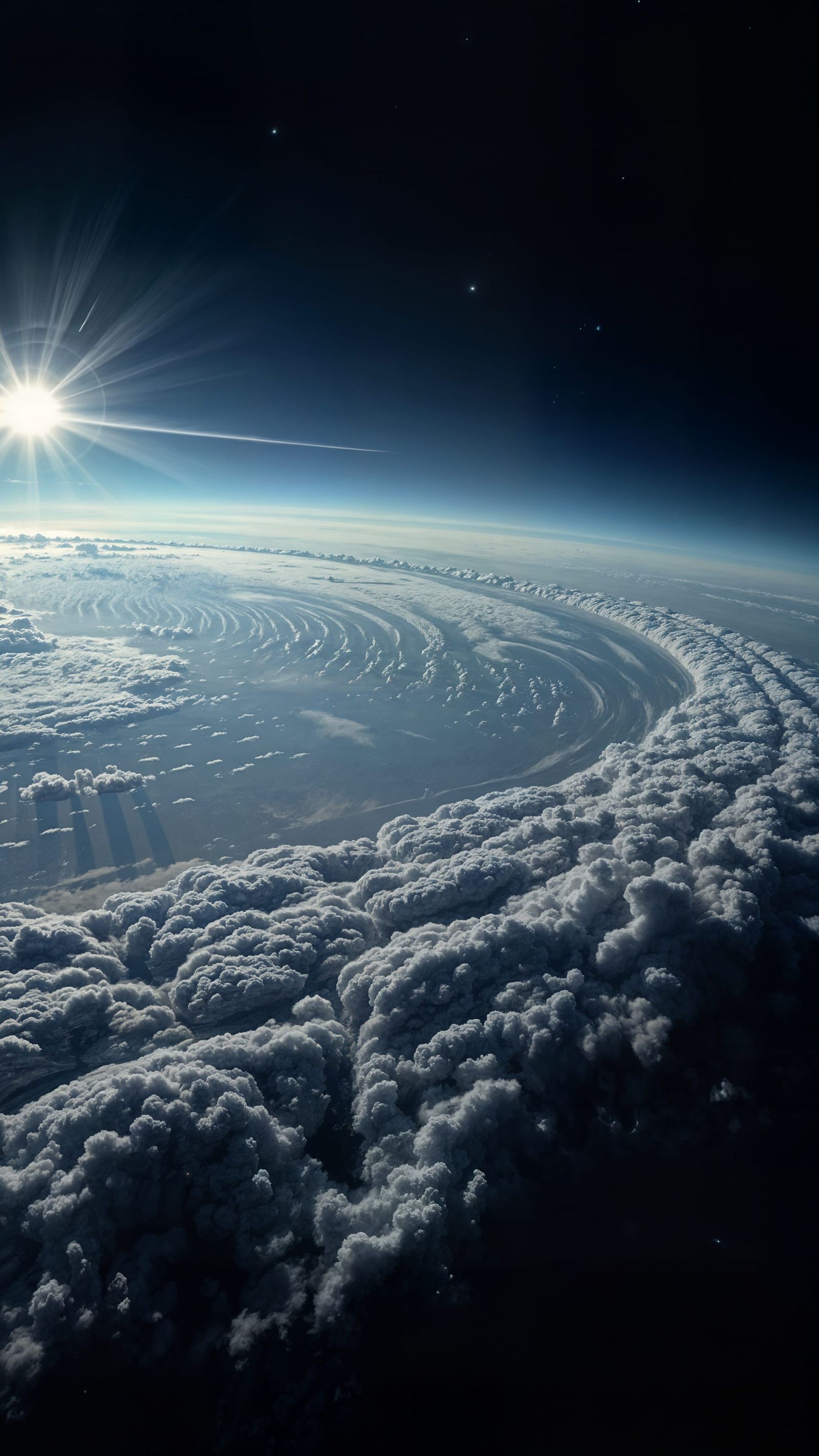 Breathtaking Earth Atmosphere View from Space