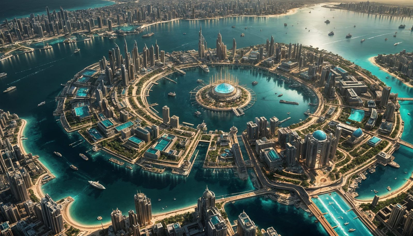Astraea: Futuristic Floating City in the Arabian Gulf