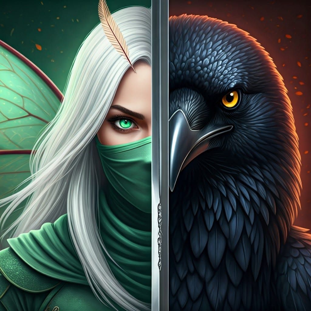 Ethereal Warrior Divided by Steel