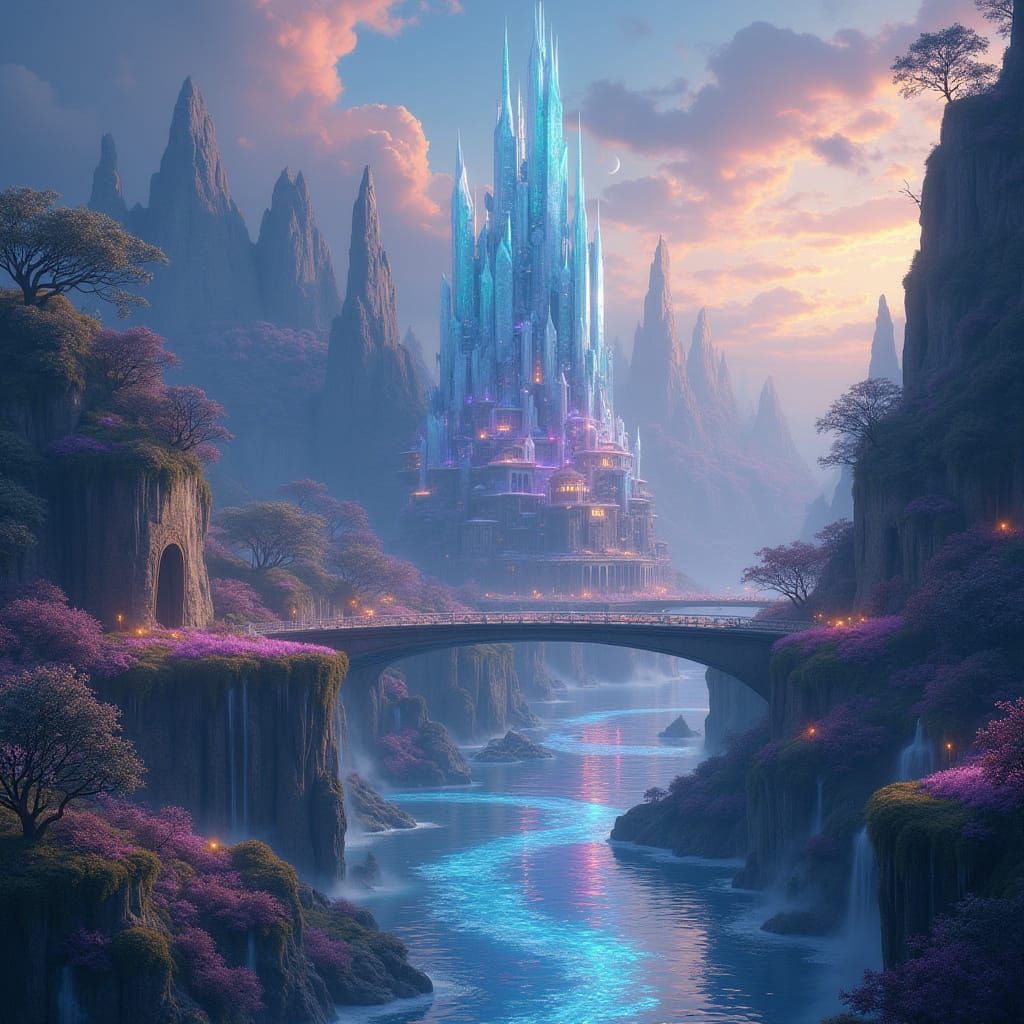 Elarion, Luminous City of Echoing Dreams, Crystal Spires