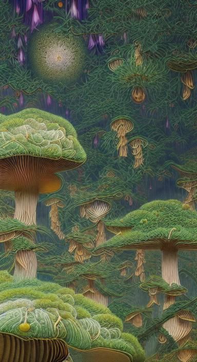 Surreal Poetry Composition in a Starship