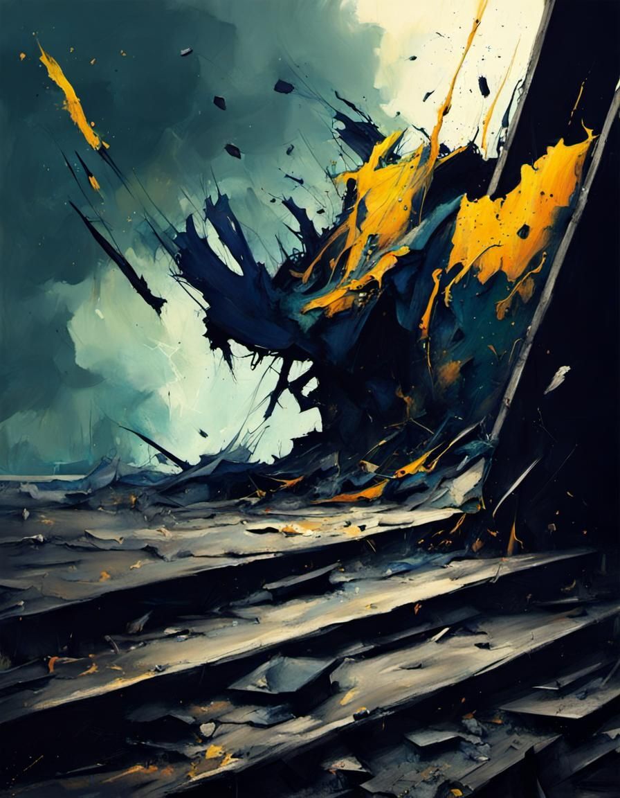 Abstract Art: Everything Falling Apart