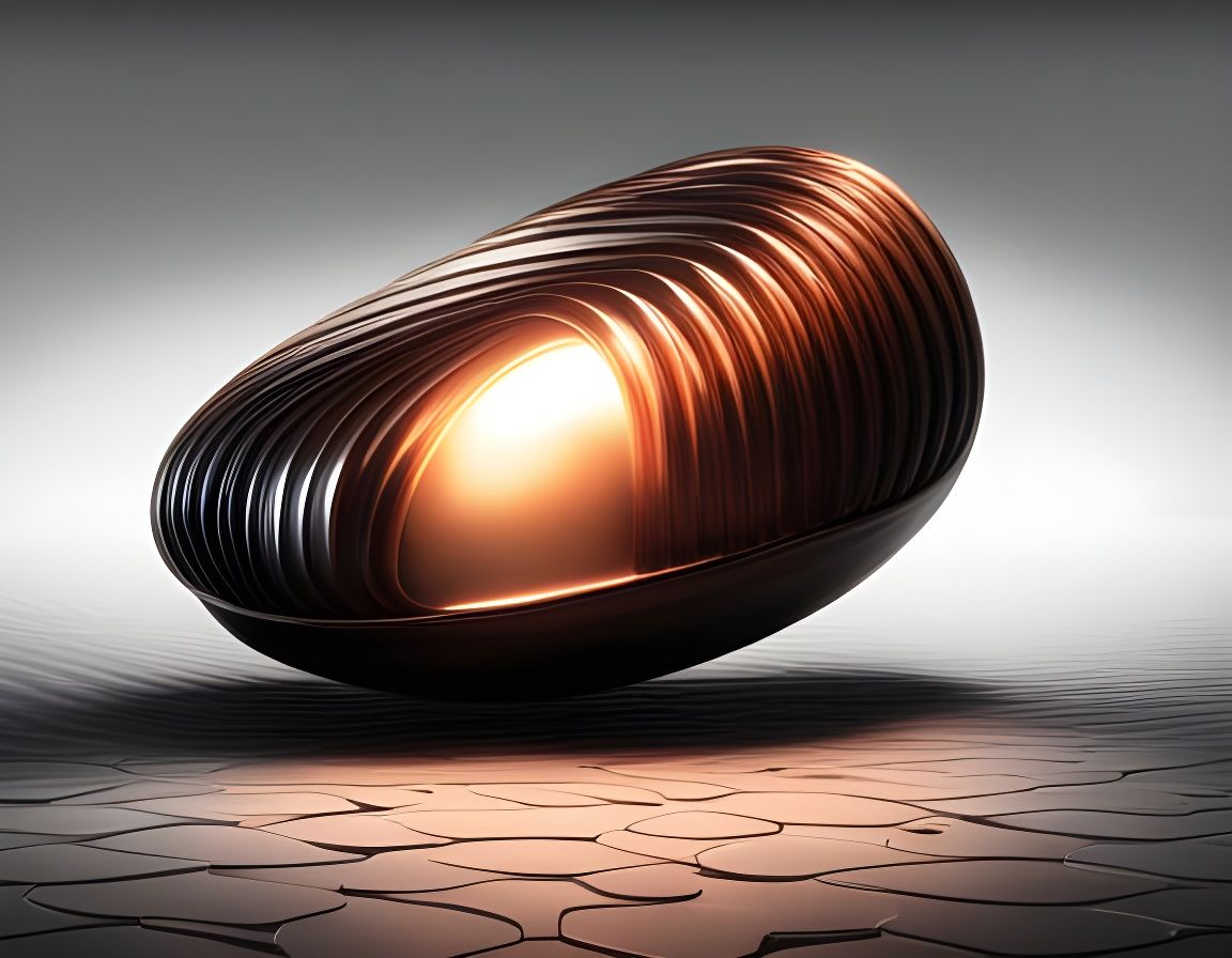 Metallic Shapeshifter in Liminal Space: Photorealistic Rende...