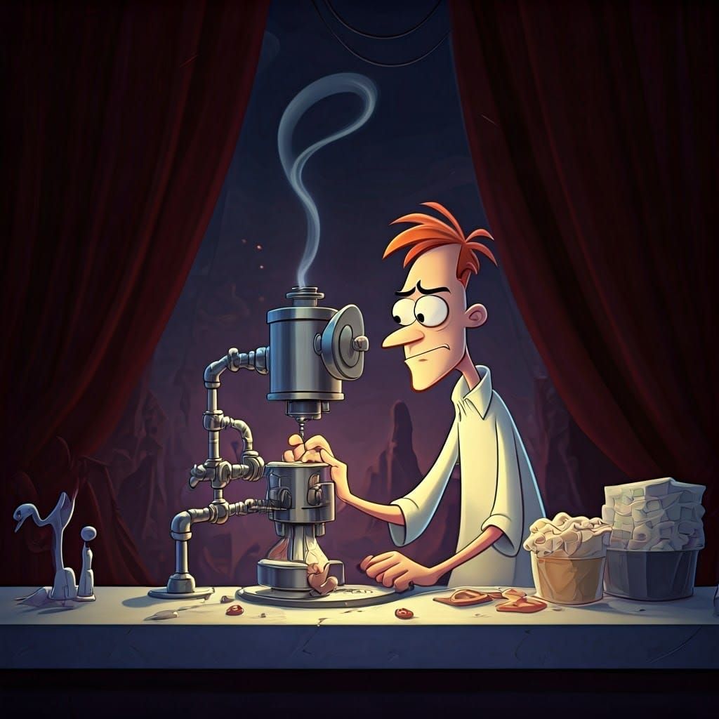 Doofenshmirtz Unveils Maximalist Ice Cream Masterpiece