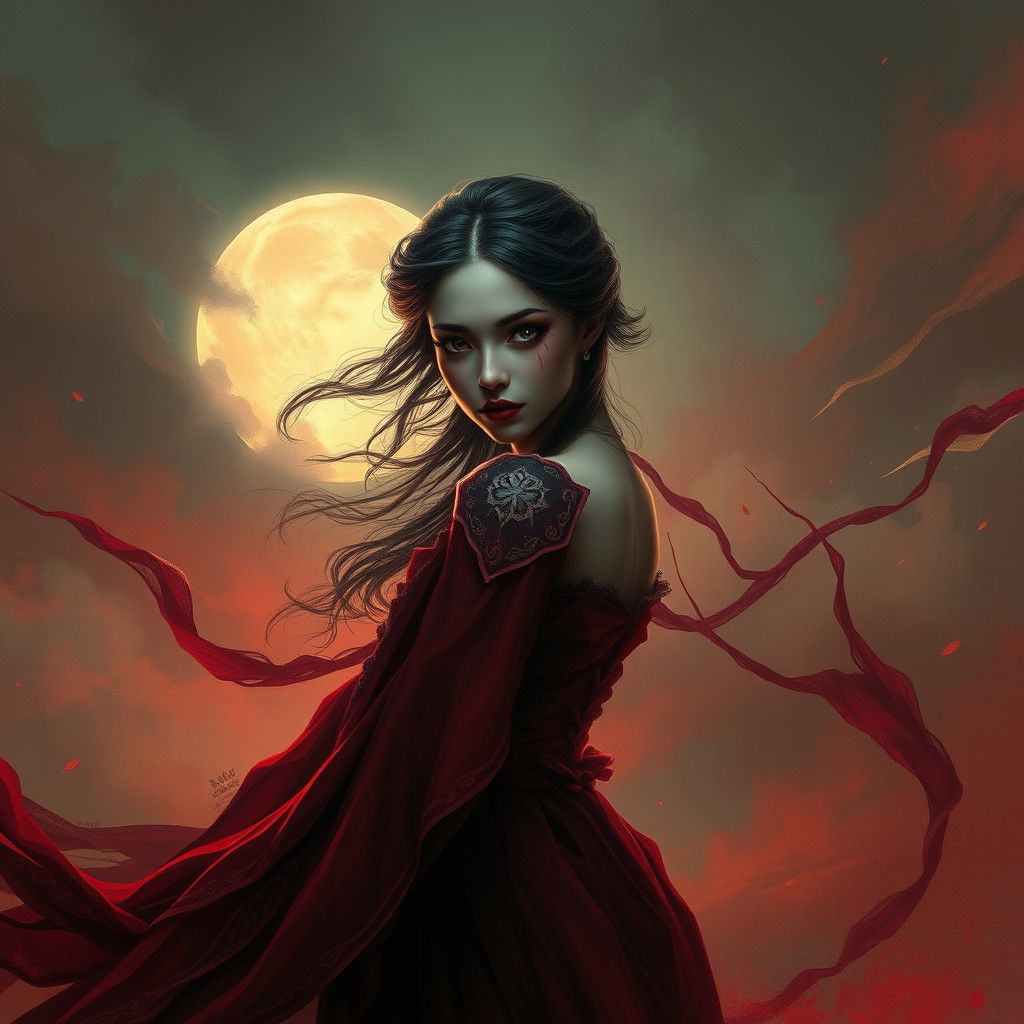 Mysterious Siren in a Dreamlike Realm