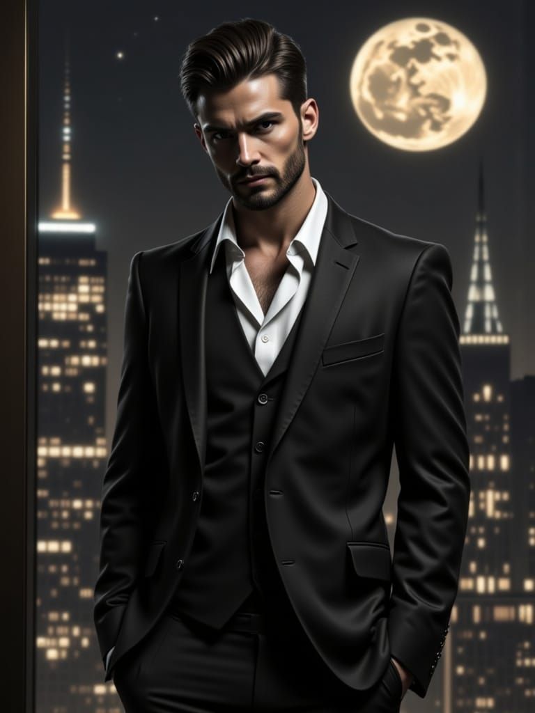 Dark Fantasy Protector in Chelsea Pier Penthouse