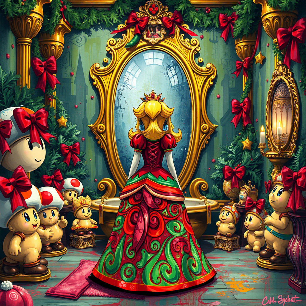 Princess Peach's Christmas in Super Mario World
