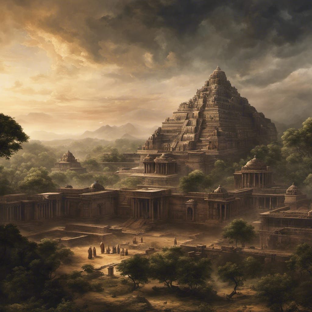 Vijayanagara Empire: Detailed Matte Painting in Unreal Engin...