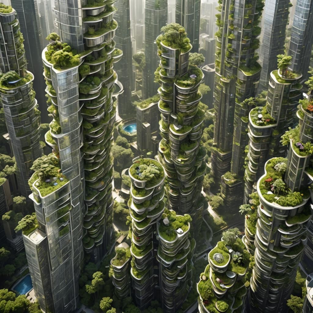 Utopia: Nature Integrated with Technology