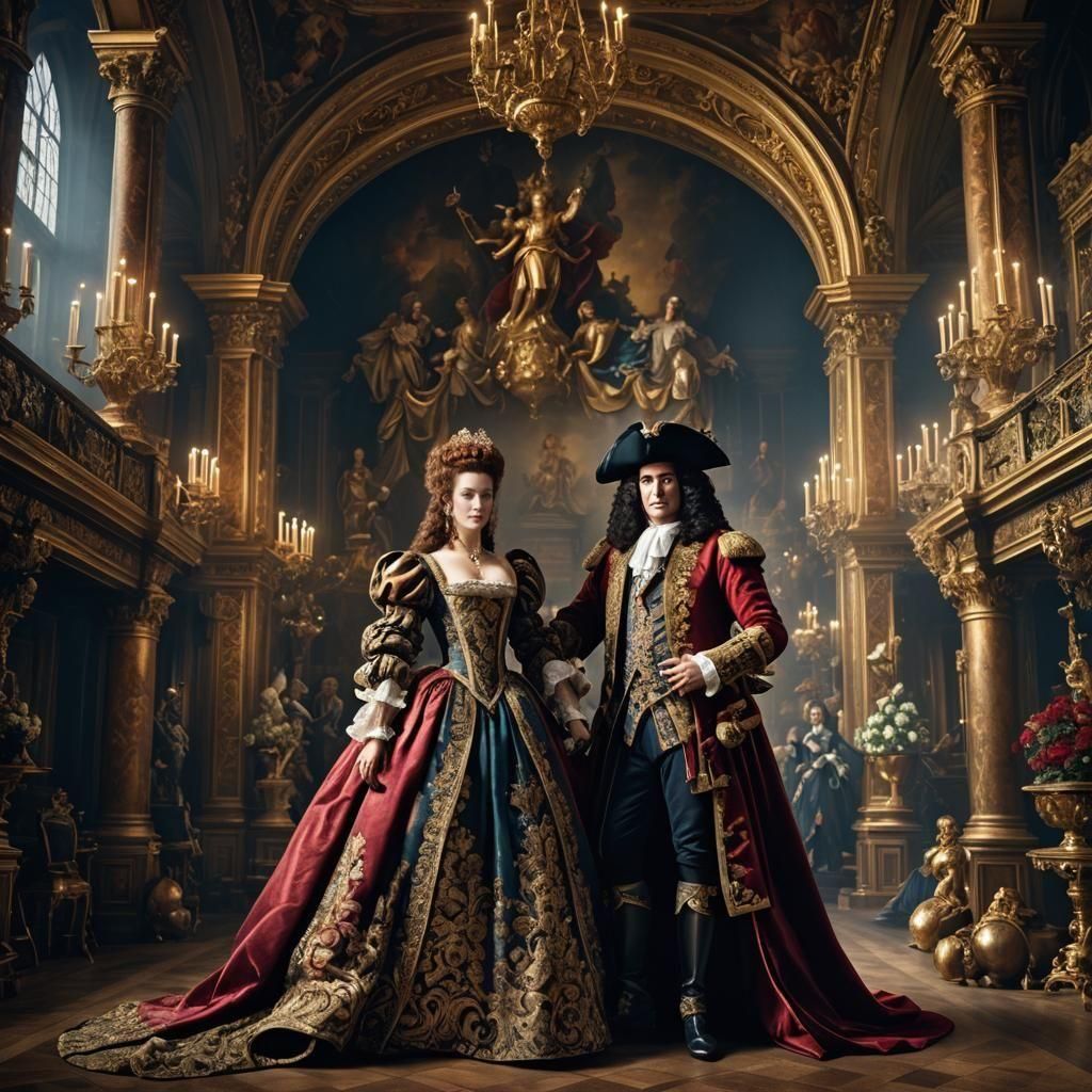 Actors on Stage During the Reign of Louis XIV