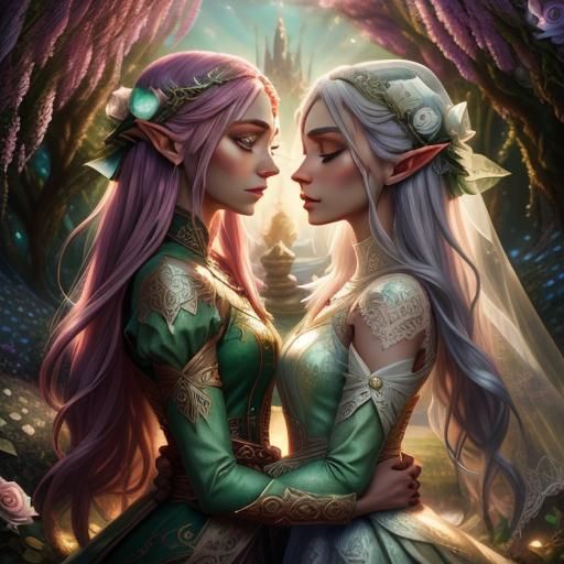 Liv Morgan in Wedding Dress in Rose Garden