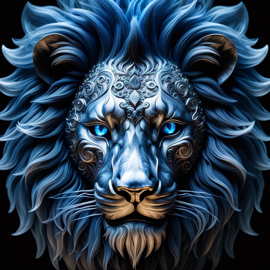 Blue lion