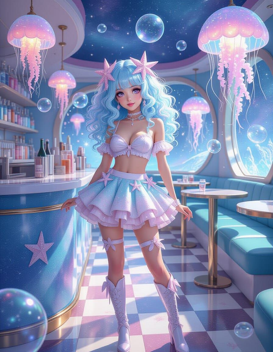 Jelly ...Ooo I look different lol another 1 done in another ...