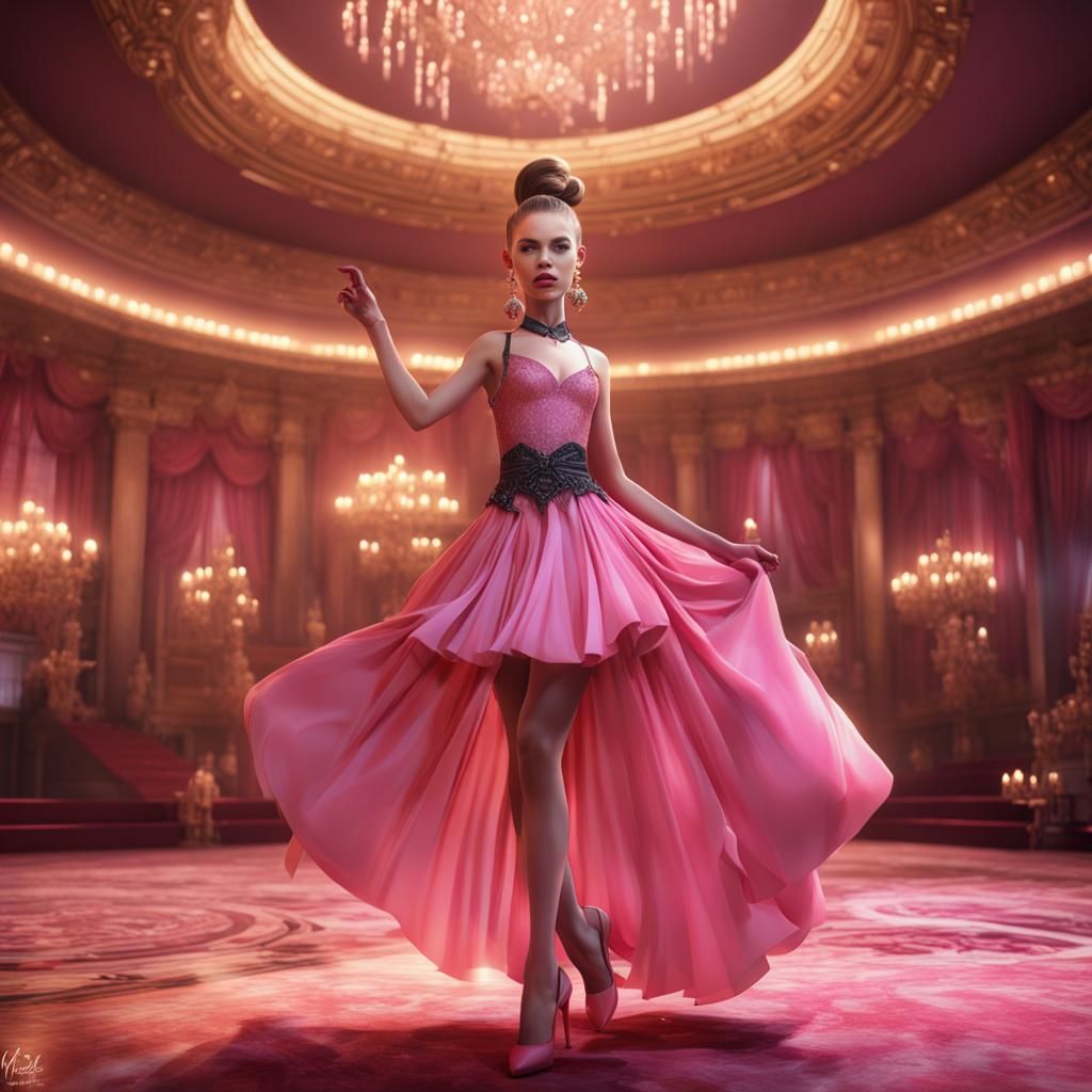 Ballroom Dance of Youth: Detailed Matte Painting