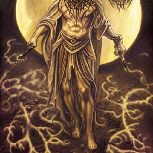 Celtic Samhain Festival: A Fantastical Matte Painting