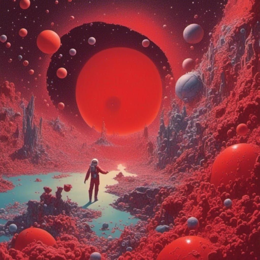 Retro Sci-Fi Book Cover: Space Debris